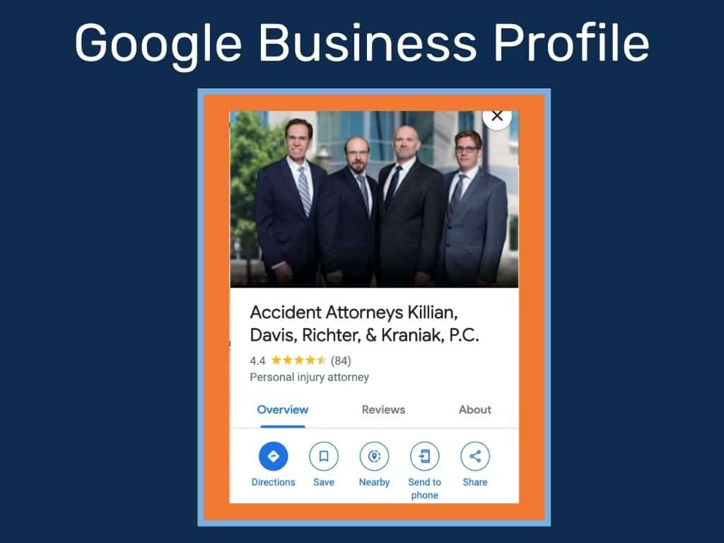 Google Business Profile for Colorado Law Firm