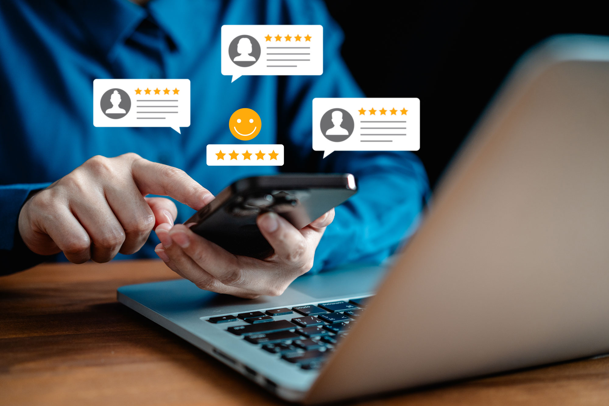Strengthen-Brand-Authority-and-Build-Customer-Evaluation Man Performing Google Search for Colorado Personal Injury Lawyers
